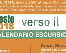 Calendario escursioni Cammina foreste urbane 2018